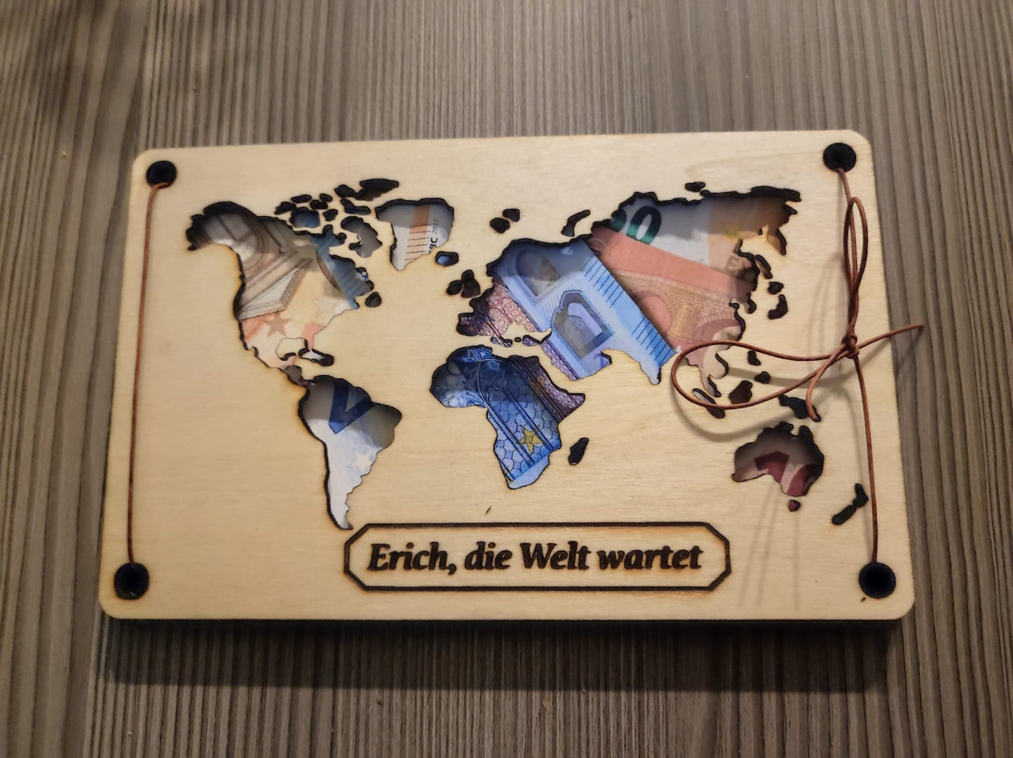 Geldgeschenkbox gelasert